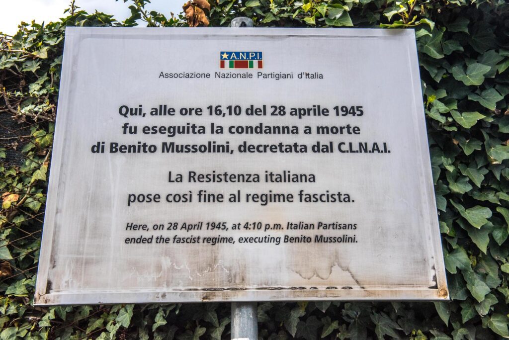 Geschiedenis en Benito Mussolini