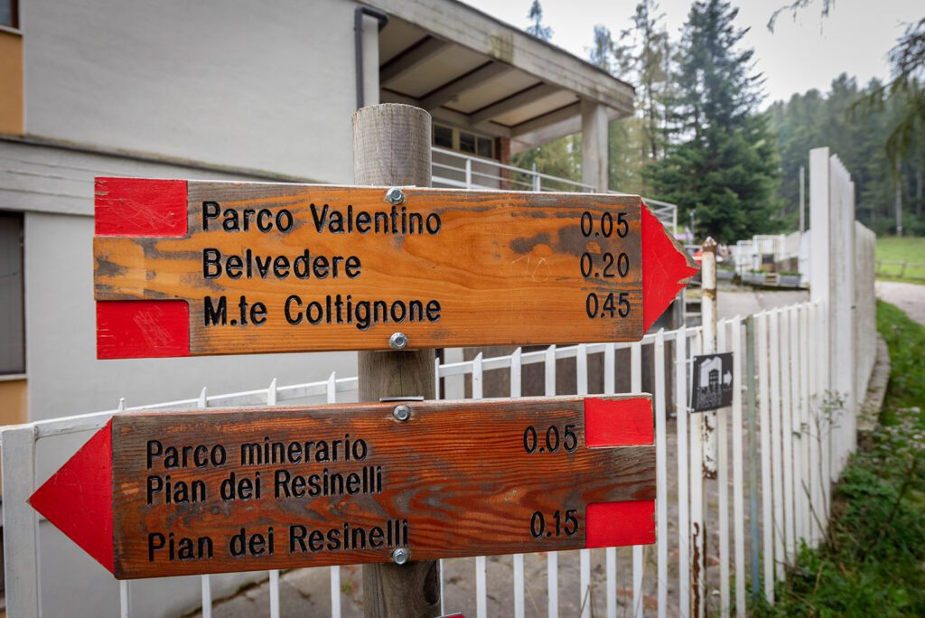 The Belvedere in Parco Valentino above Lecco