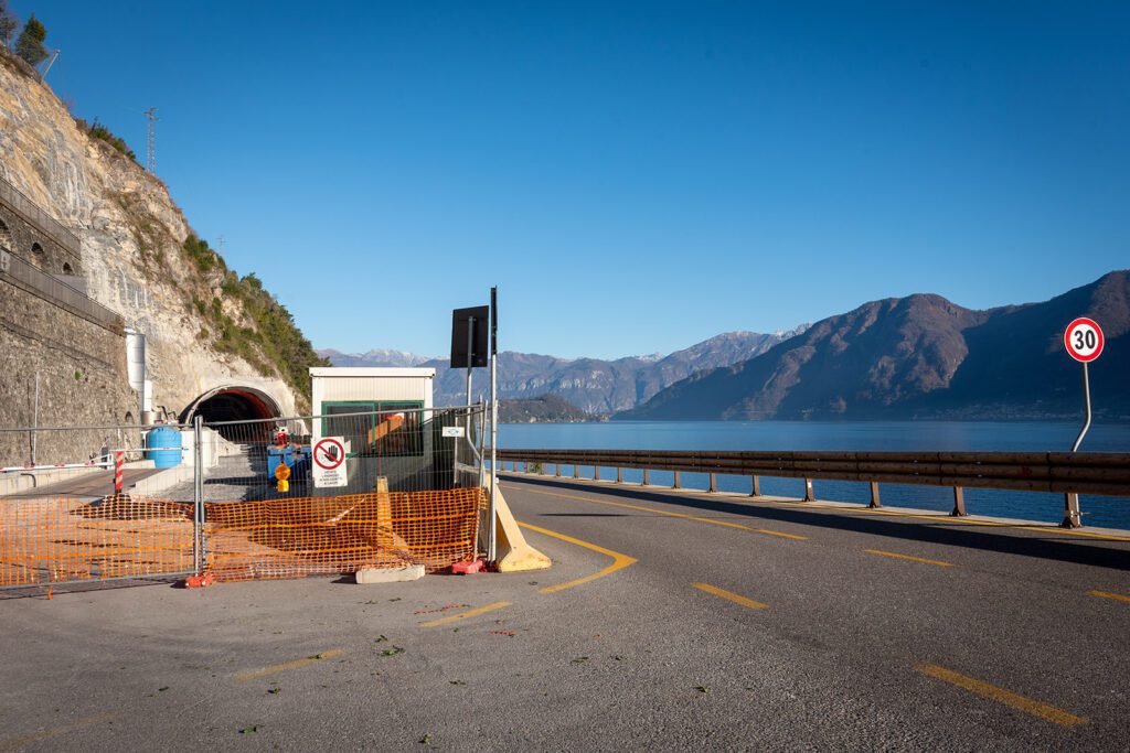 Variante della Tremezzina tussen Colonno en Griante - Svincolo di Colonno